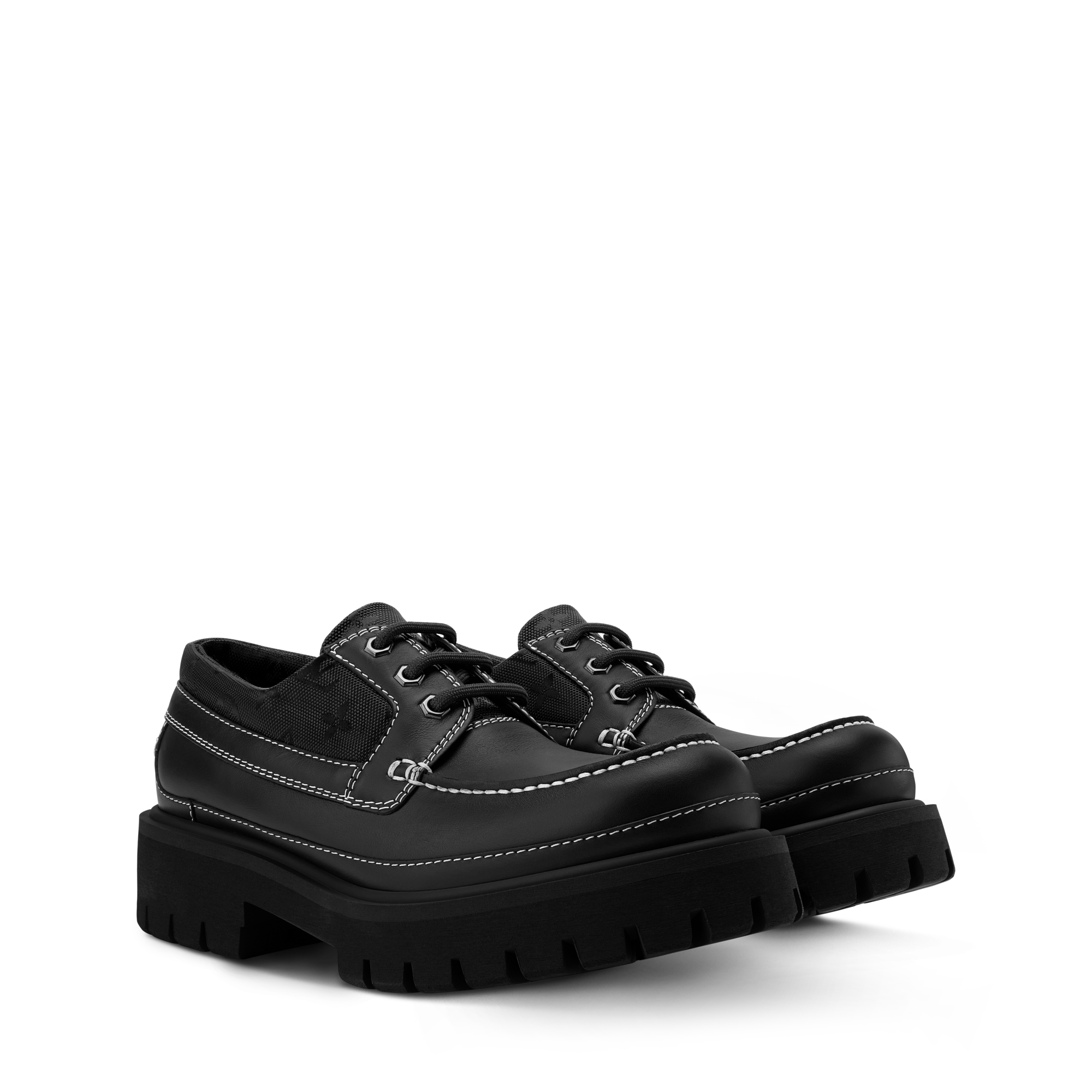 LV Remix Boat Shoes - Luxury Black | LOUIS VUITTON